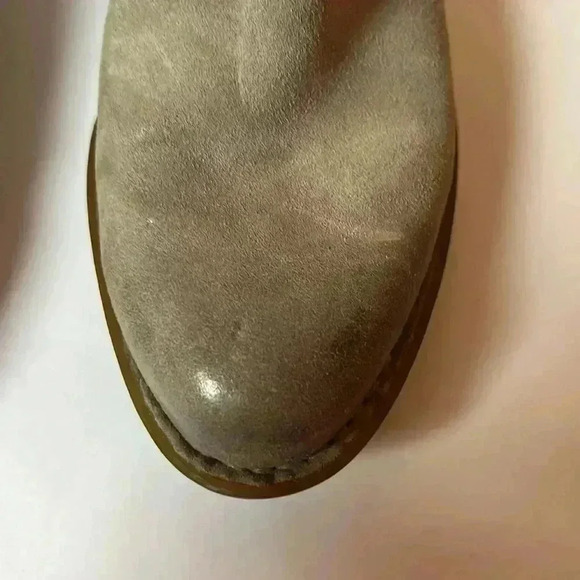 BORN Womens Sylvia Ankle Bootie Tan Leather Brown Braid Accent Back Zip Size 7.5 - Picture 11 of 11